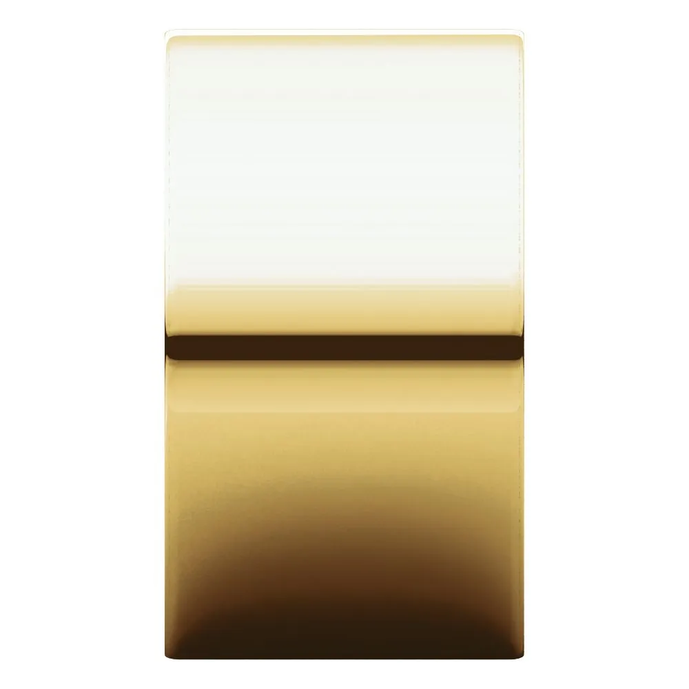 14k Yellow Gold 12mm Flat Comfort Fit Band, Size 9