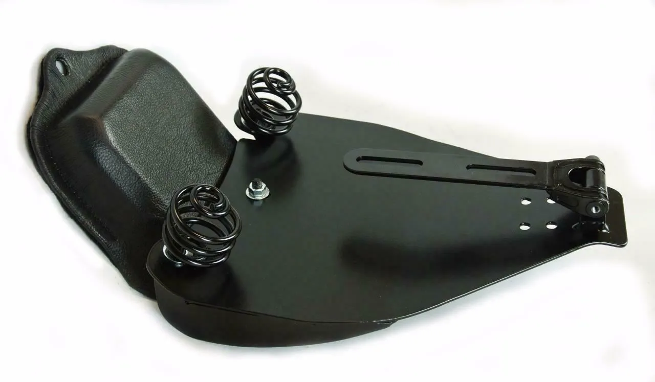 2000-2017 Harley Softail Brown On Brown Spring Seat Conversion Mounting Kit bc