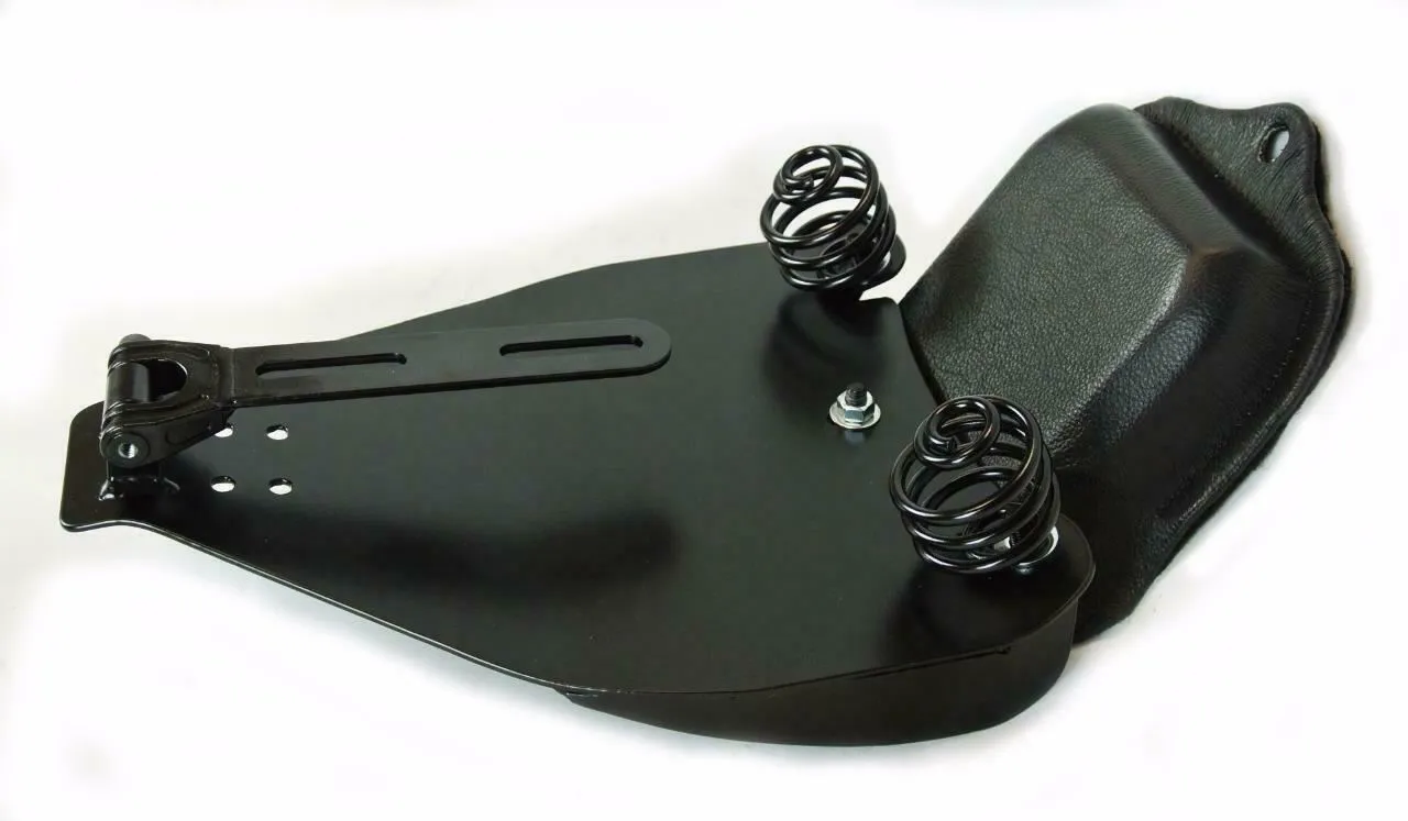 2000-2017 Harley Softail Brown On Brown Spring Seat Conversion Mounting Kit bc