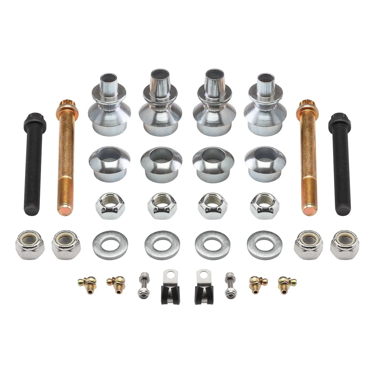2007-2020 GMC Yukon 1500 Uni-Ball Upper Control Arms with Camber/Caster Adjusting & Lockout Kit 2WD 4WD
