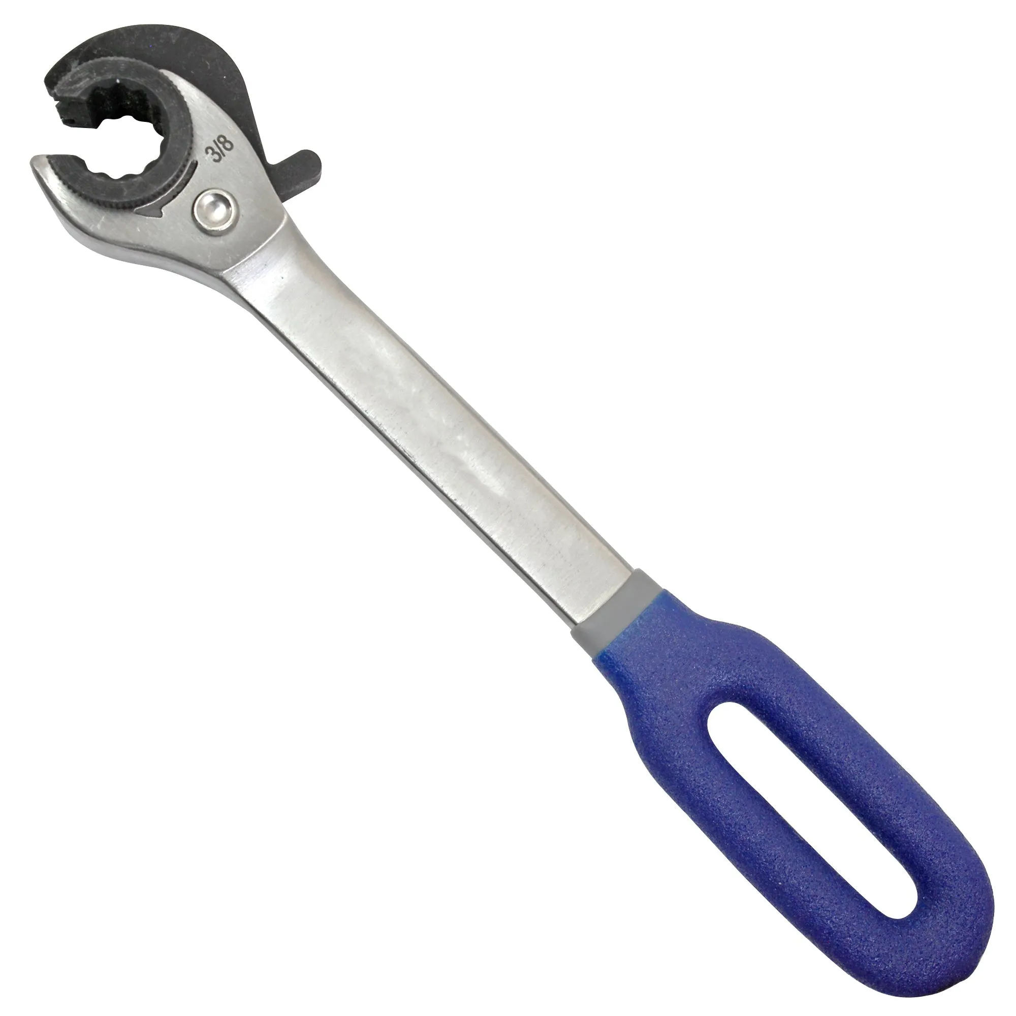 3/8" SAE | Ratcheting Open End Line Wrench