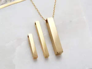Add an Engraved 4 Sided Bar