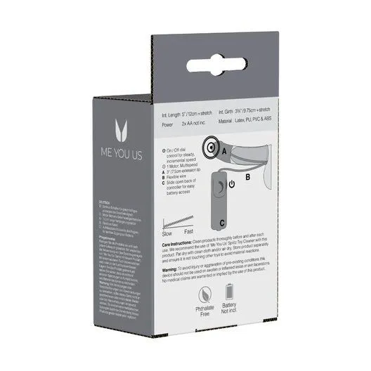 Addendum 3" Realistic Vibrating Penis Extender Sleeve