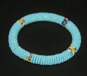 African Maasai Tribal Bead Bangle Multiple Colors Kenya
