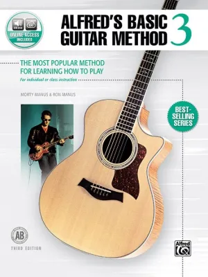 Alfred's Basic Guitar Method, Book 3, (Book & Online Access)