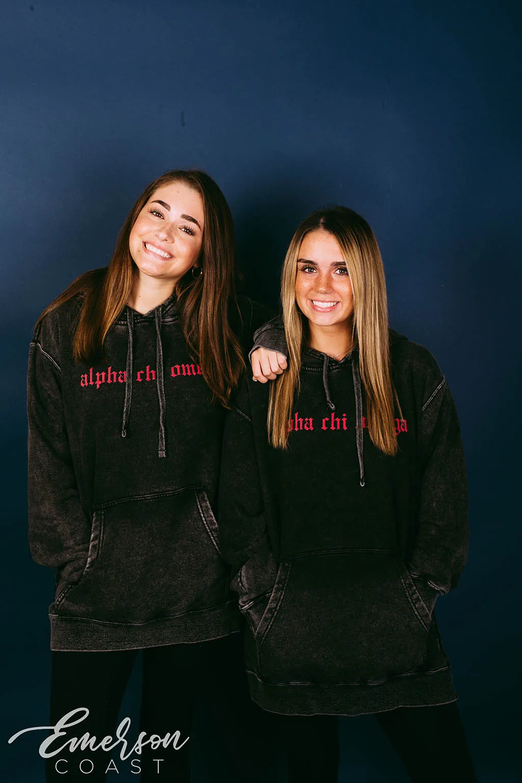 Alpha Chi Omega Distressed PR Hoodie