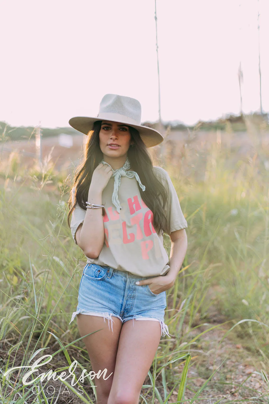 Alpha Delta Pi Tan PR Tee