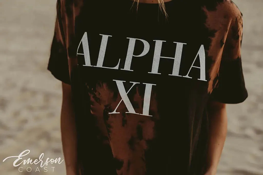 Alpha Xi Delta PR Burn Out Tee