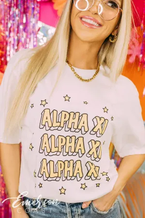 Alpha Xi Delta PR Simple Star Tee