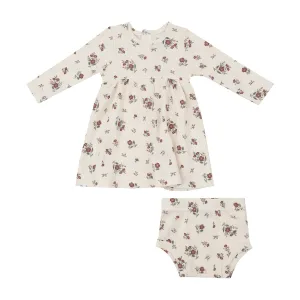 Angel Dear Simple Dress & Bloomer - Misty Rose Floral