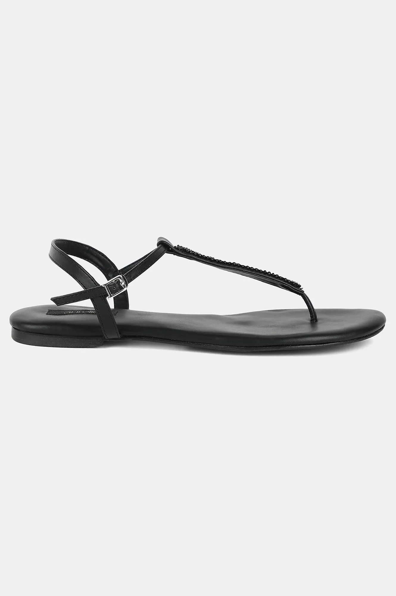 Aurelia Embroidery Almond Toe Flat-Zjerry