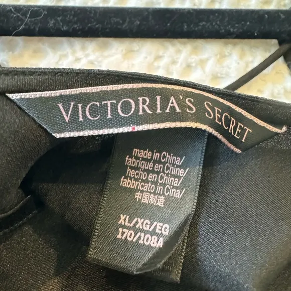 Auth.✅ Victoria Secret Black Slip Dress Size XL🖤