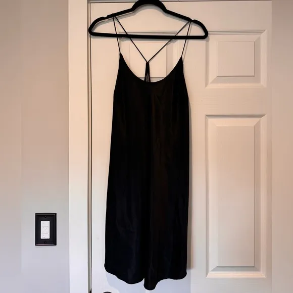 Auth.✅ Victoria Secret Black Slip Dress Size XL🖤