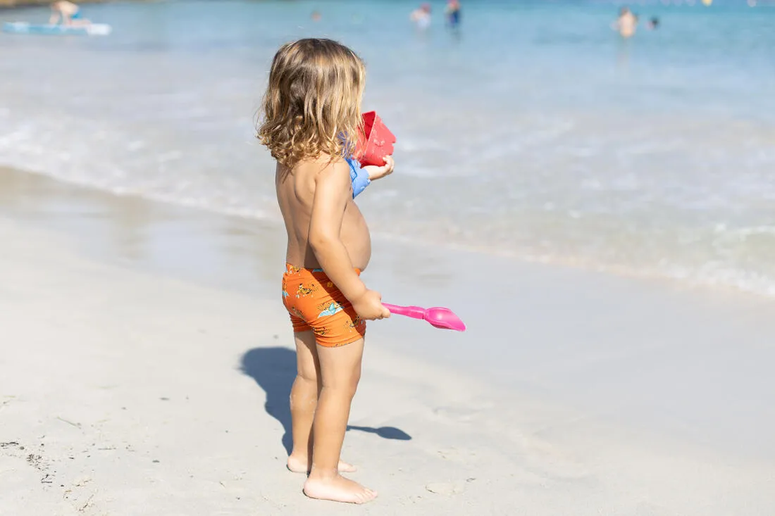Baby / Kids’ Swim Shorts - Blue Crab Print