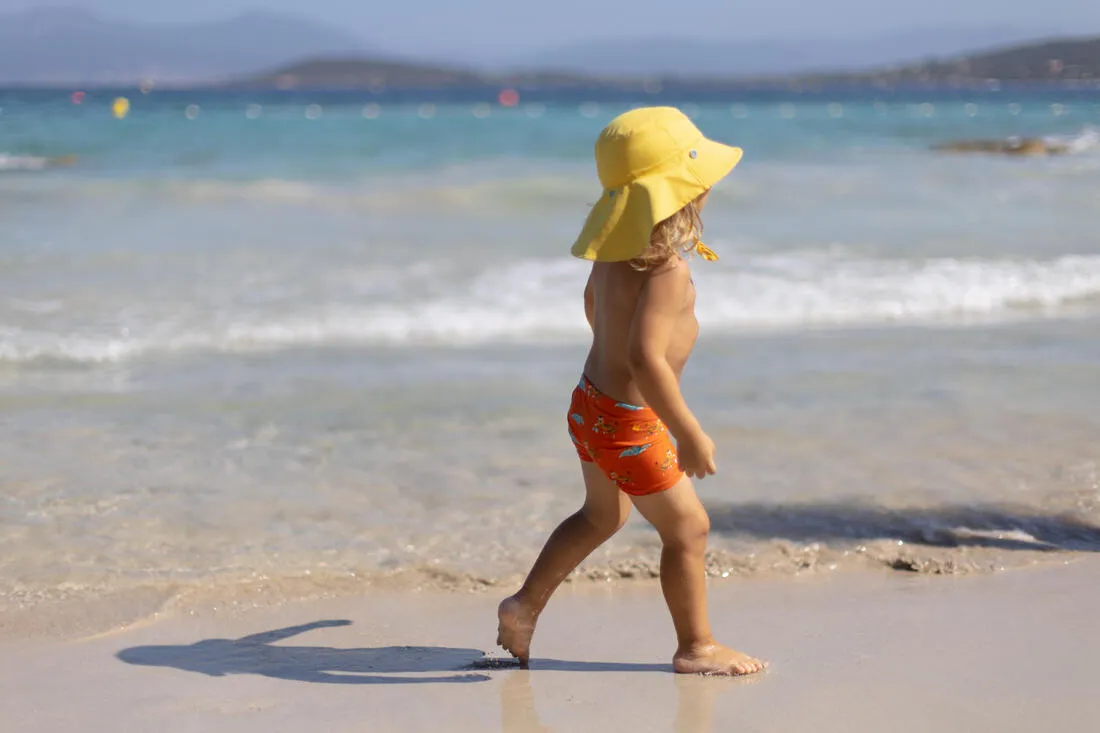 Baby / Kids’ Swim Shorts - Blue Crab Print