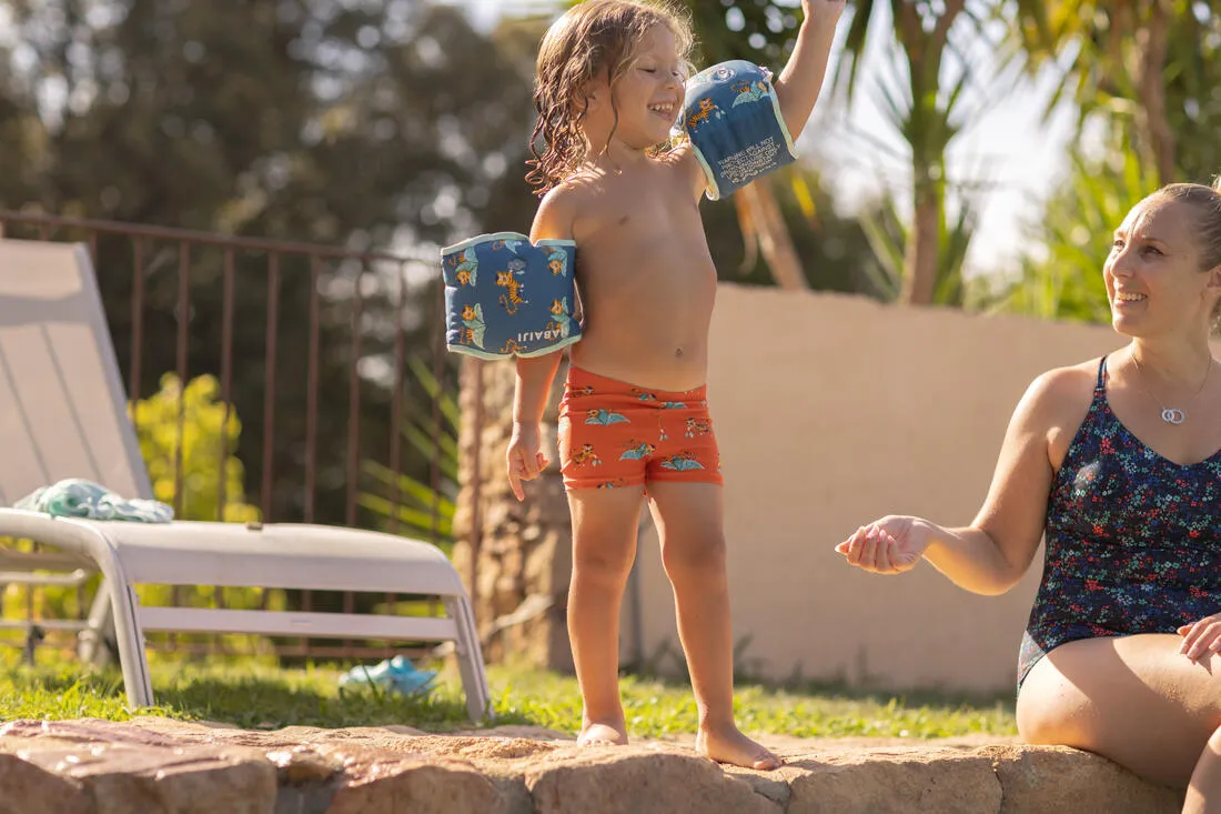 Baby / Kids’ Swim Shorts - Blue Crab Print
