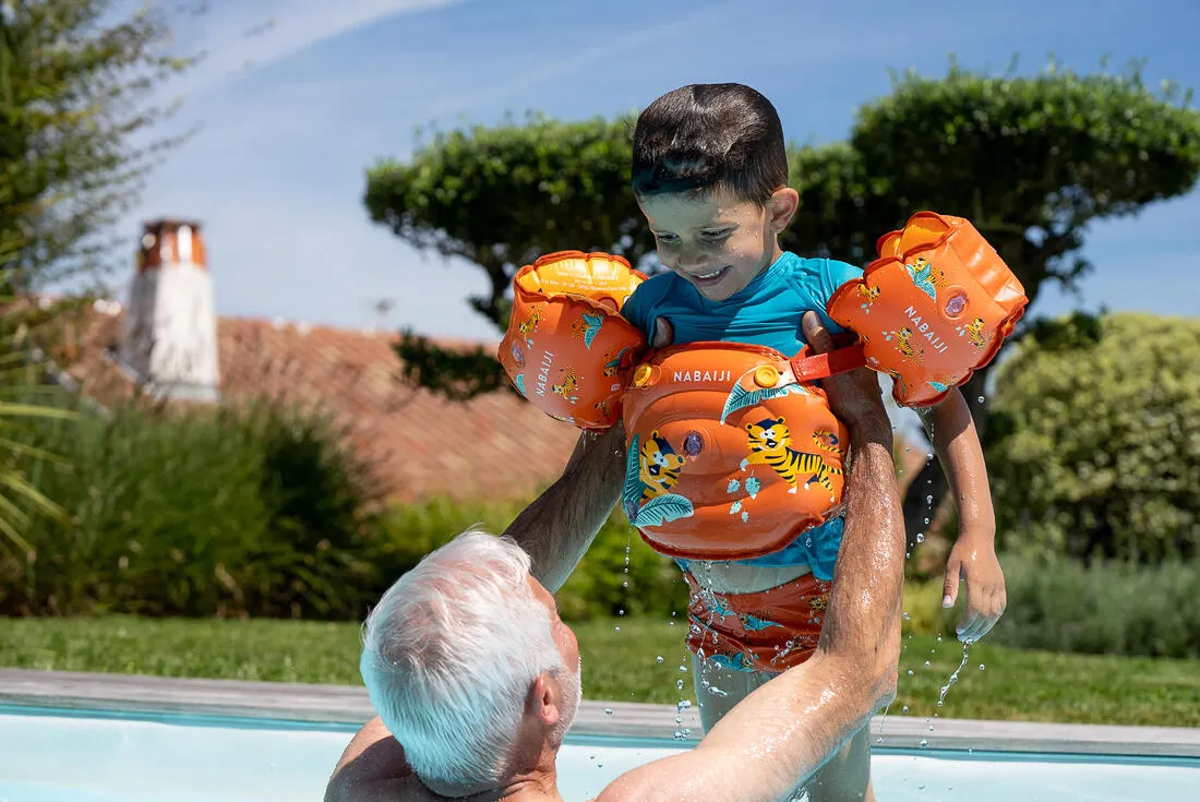 Baby / Kids’ Swim Shorts - Blue Crab Print