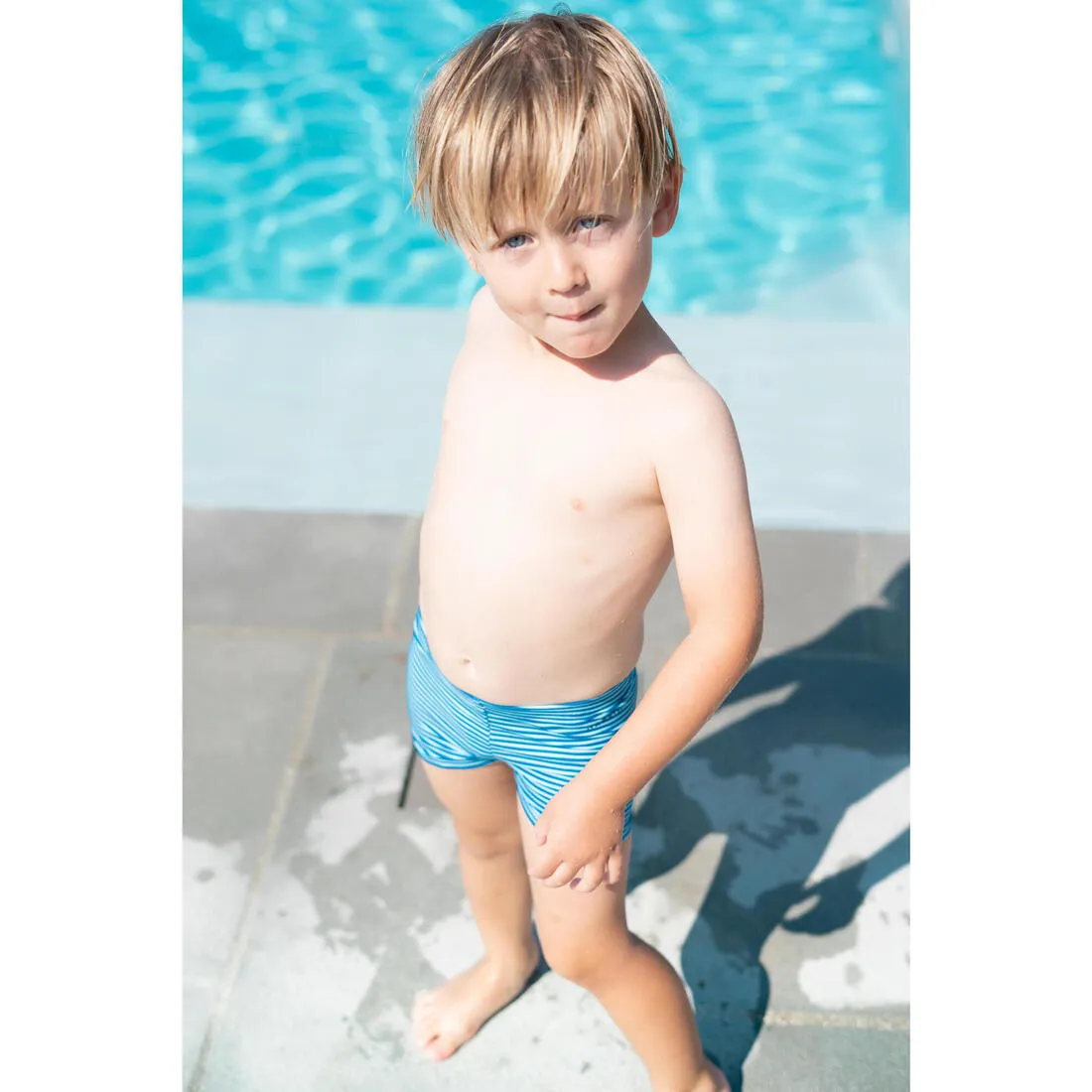 Baby / Kids’ Swim Shorts - Blue Crab Print