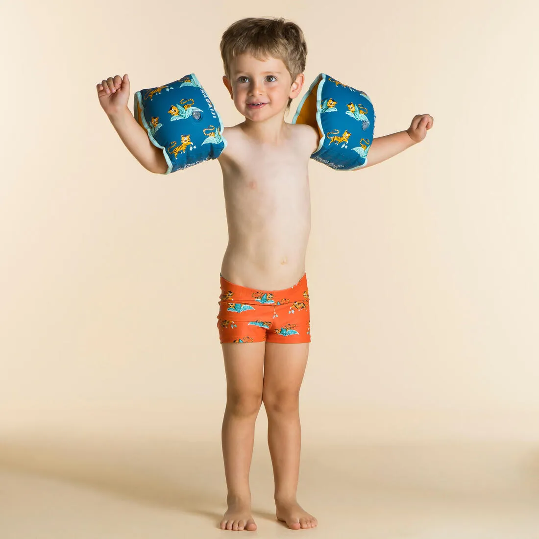 Baby / Kids’ Swim Shorts - Blue Crab Print
