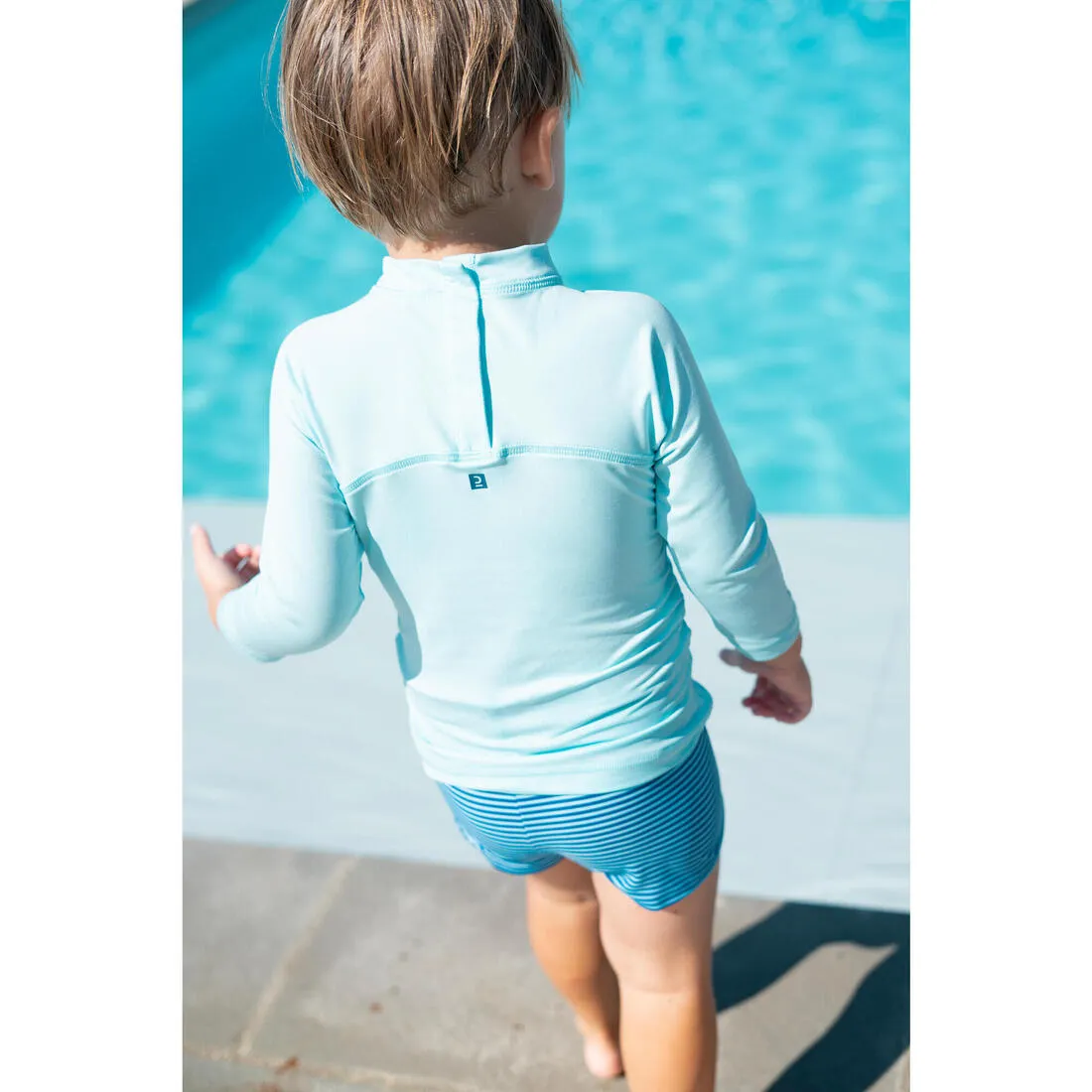 Baby / Kids’ Swim Shorts - Blue Crab Print