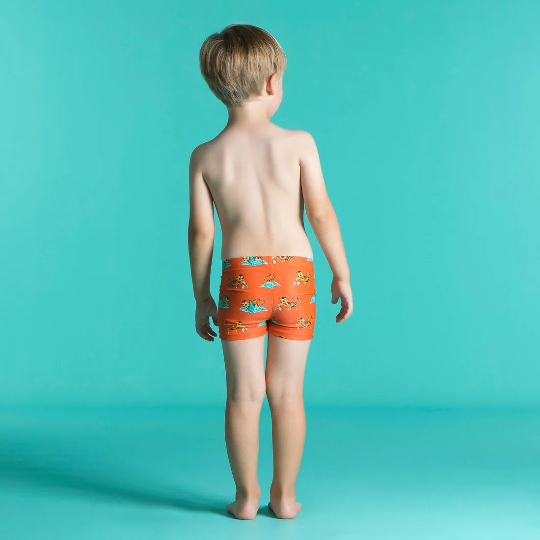 Baby / Kids’ Swim Shorts - Blue Crab Print