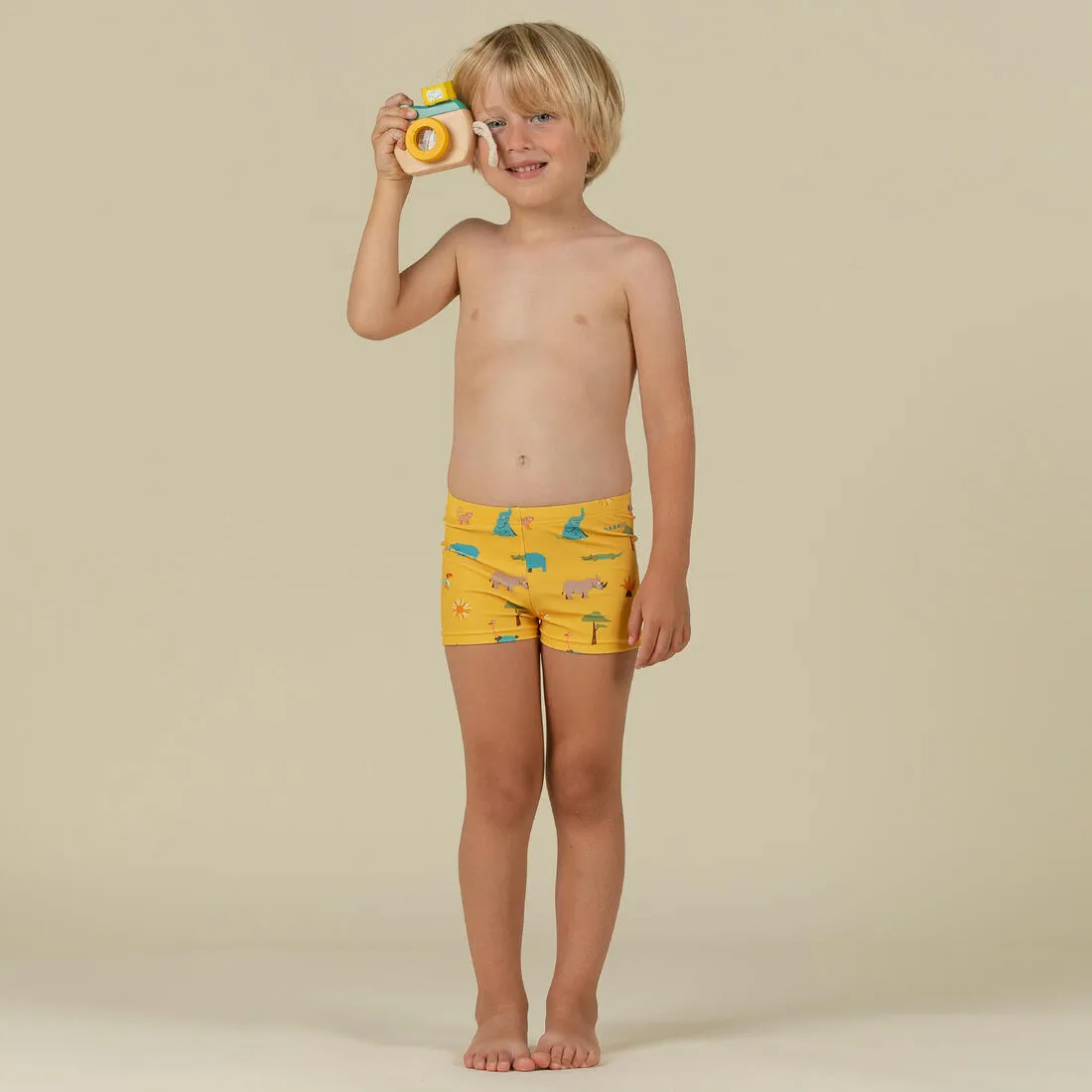 Baby / Kids’ Swim Shorts - Blue Crab Print