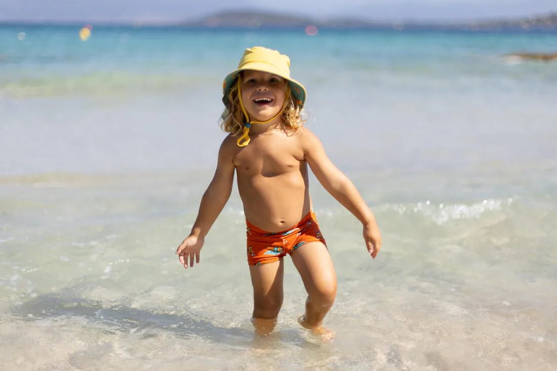 Baby / Kids’ Swim Shorts - Blue Crab Print