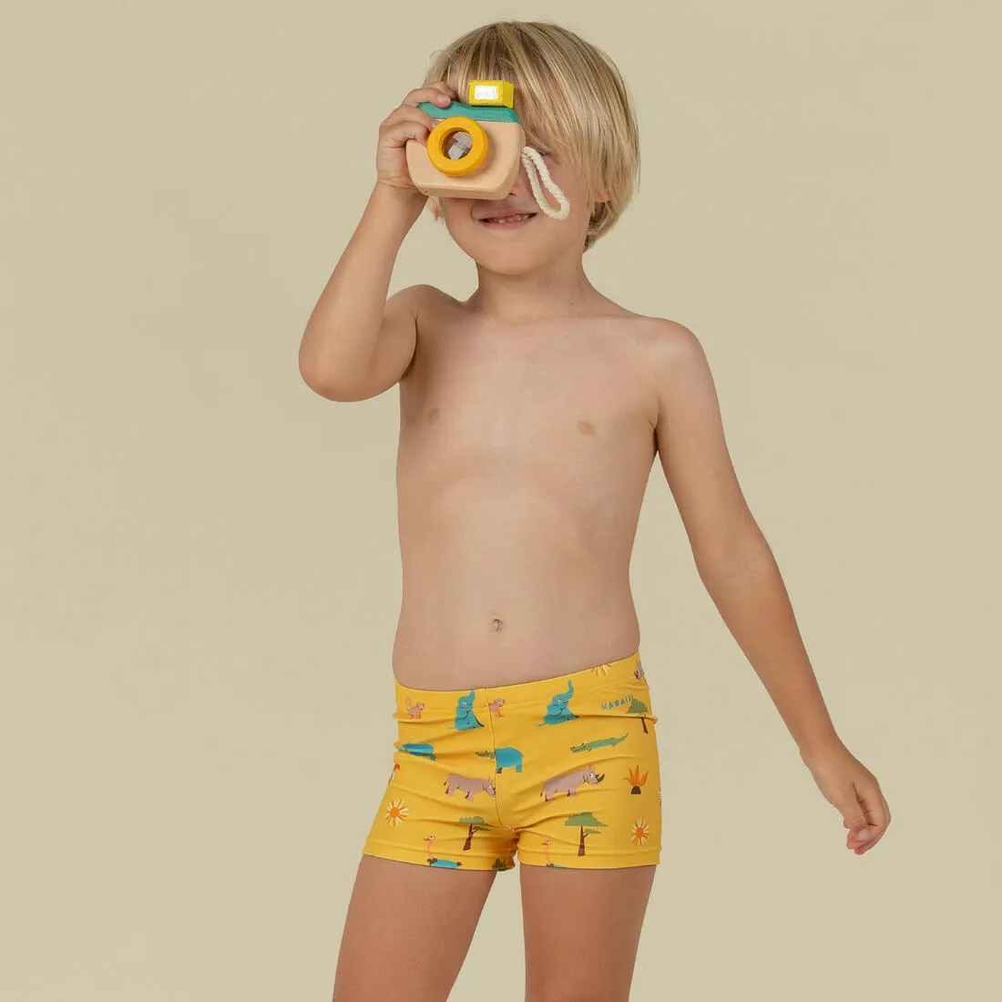 Baby / Kids’ Swim Shorts - Blue Crab Print