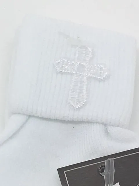 Baptismal Socks Uni-Sex (Size 0-0)