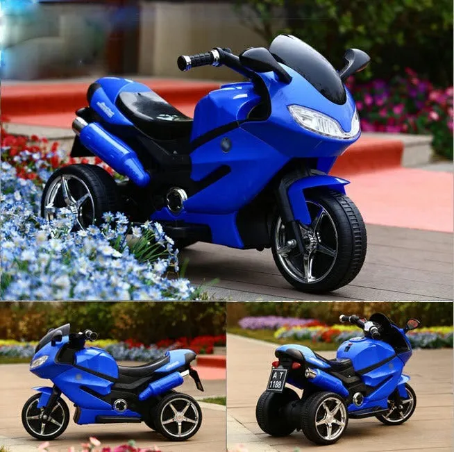 Battery Powered Kids Motorcycle – LED Lights & Realistic Sound