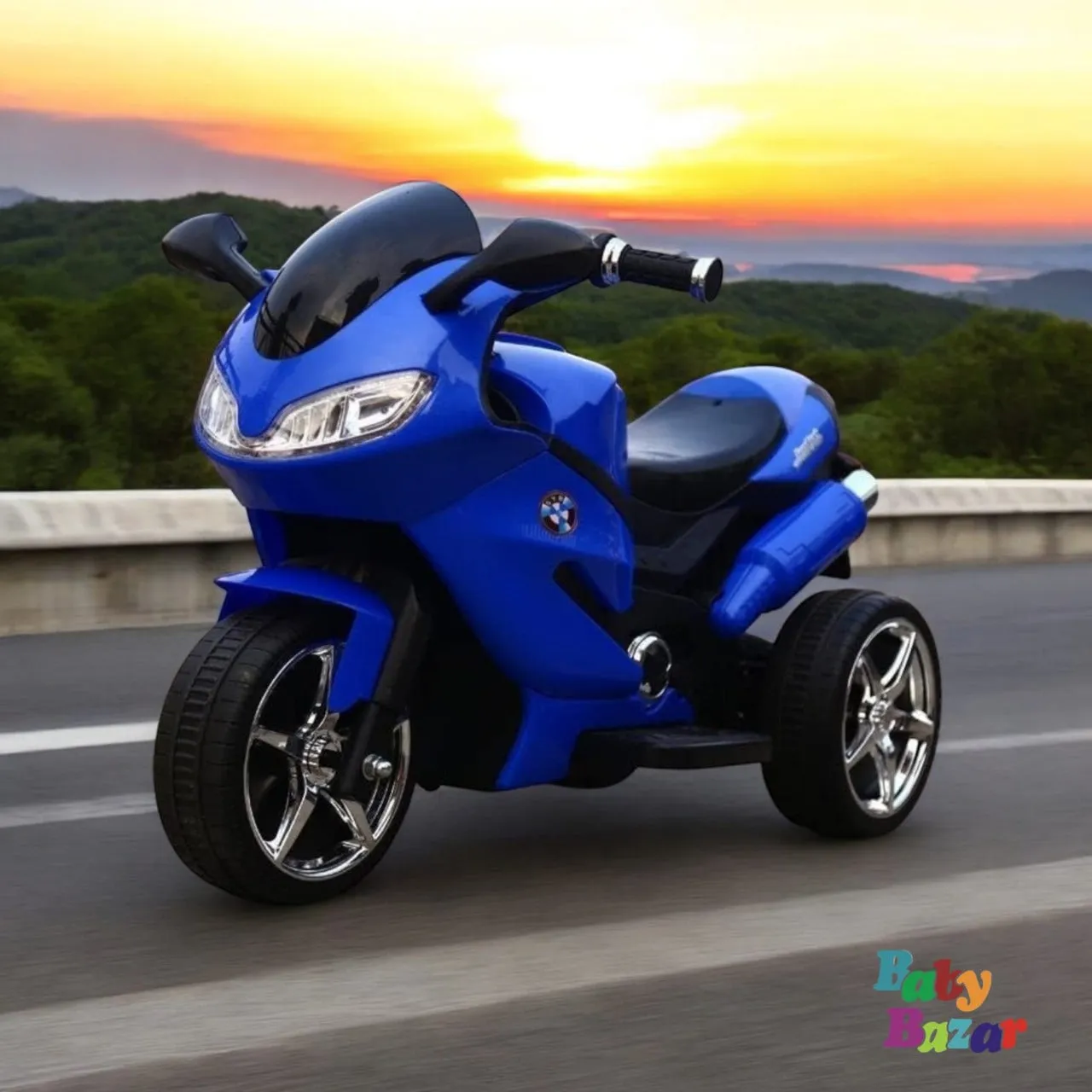 Battery Powered Kids Motorcycle – LED Lights & Realistic Sound