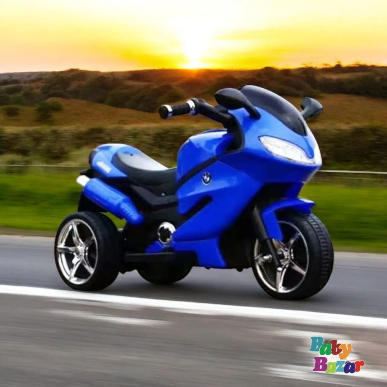 Battery Powered Kids Motorcycle – LED Lights & Realistic Sound