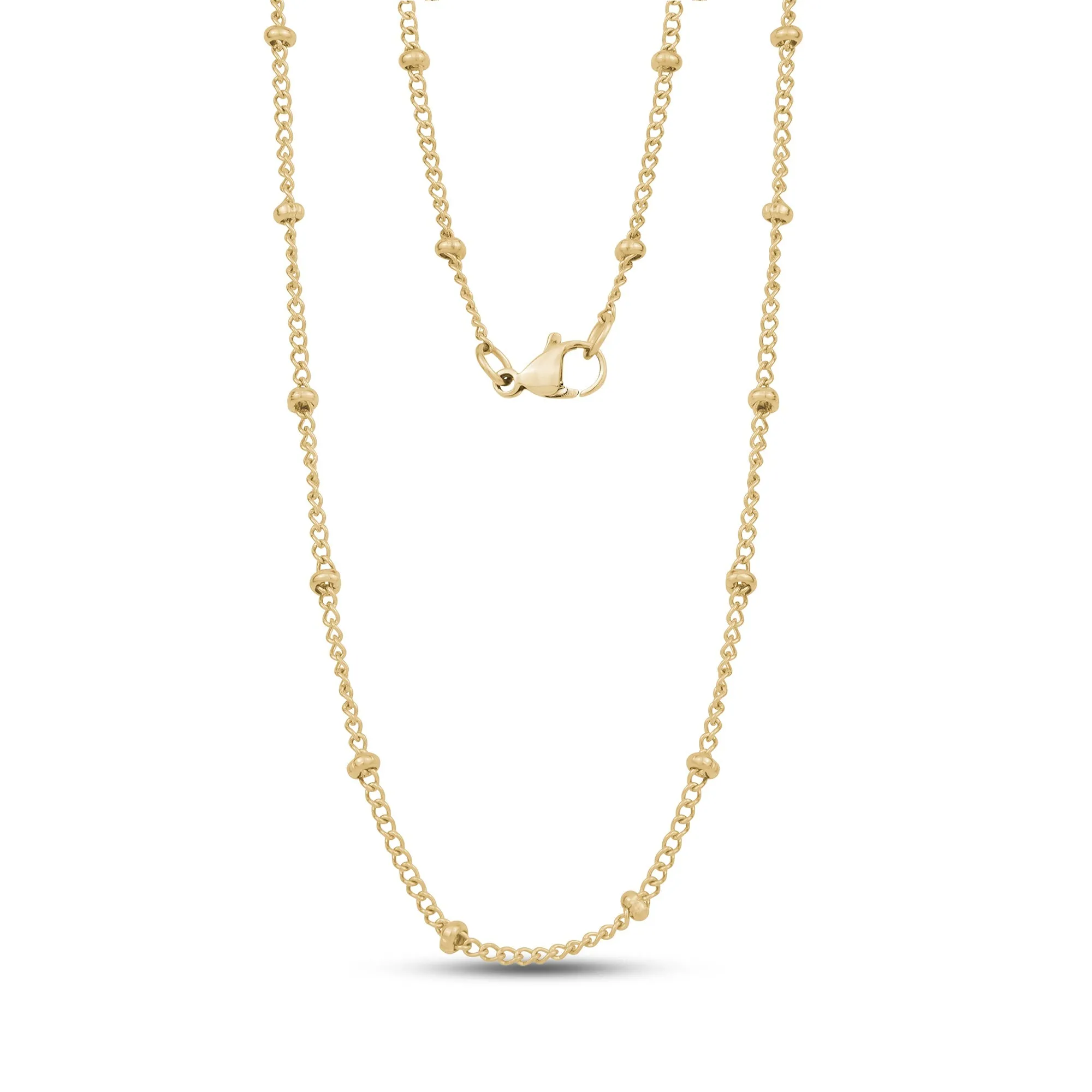 Beaded Cuban Link Chain