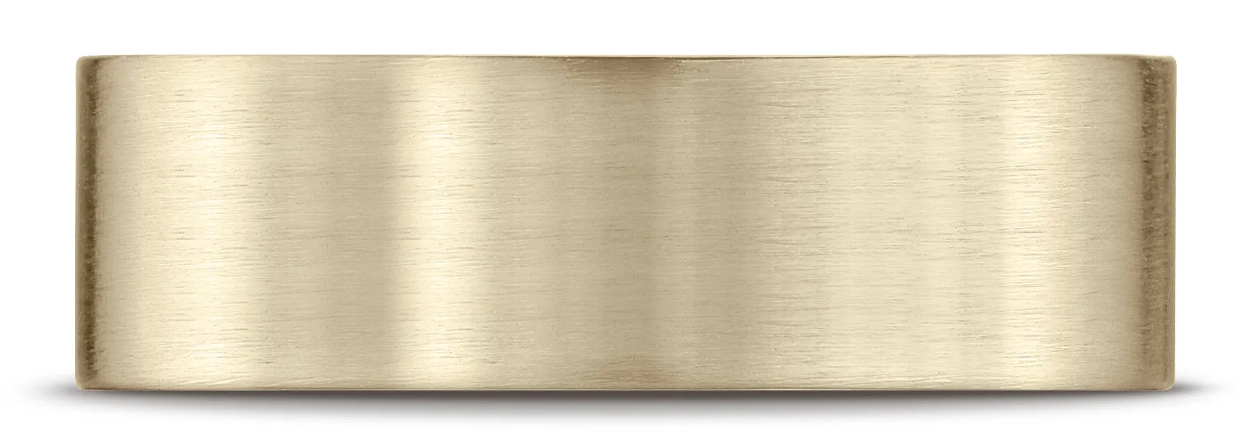 Benchmark 10k Yellow Gold 7mm Comfort-Fit Satin-Finished Carved Design Band, (Sizes 4-15)