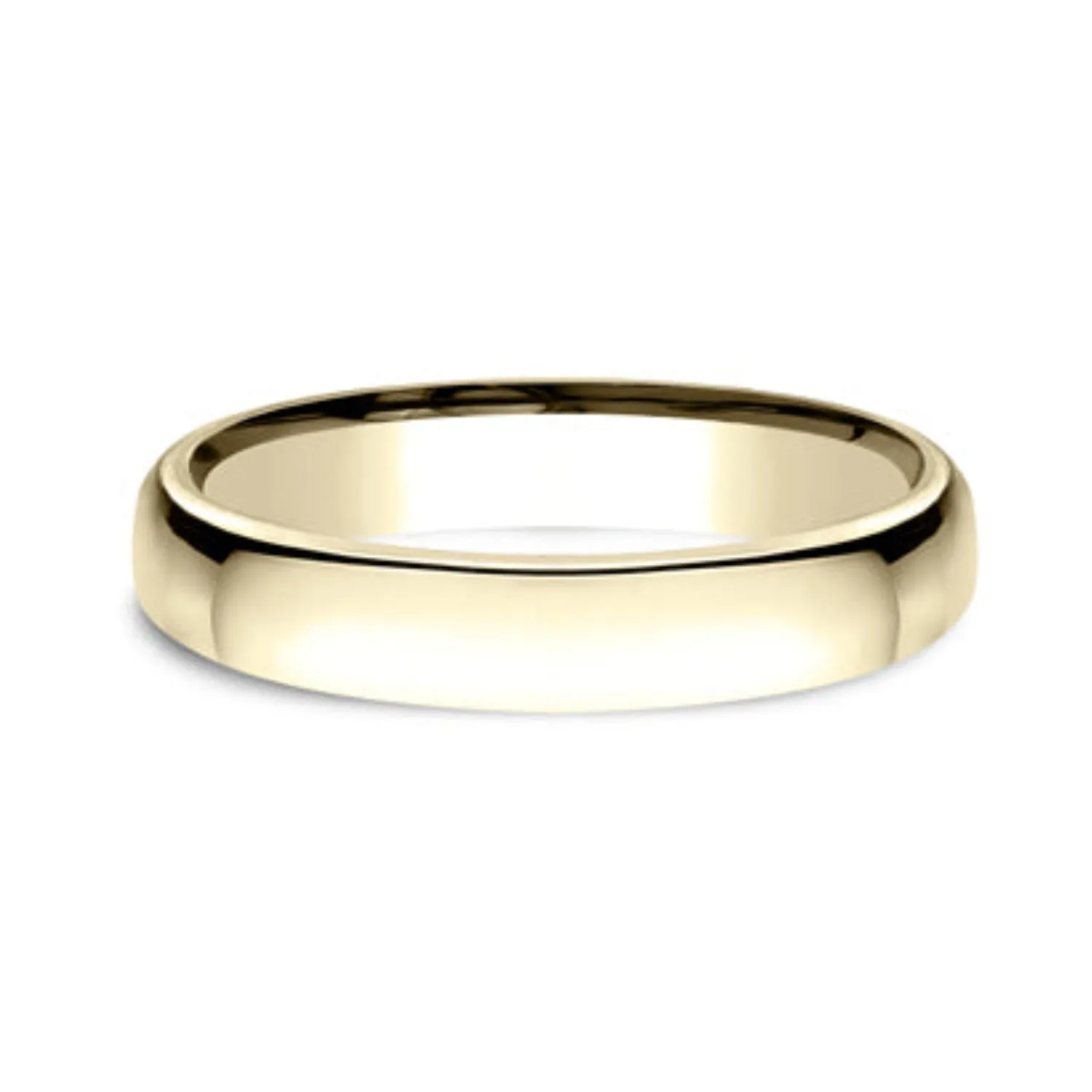 Benchmark 3.5MM Flat Style Traditional European Comfort Fit Wedding Band