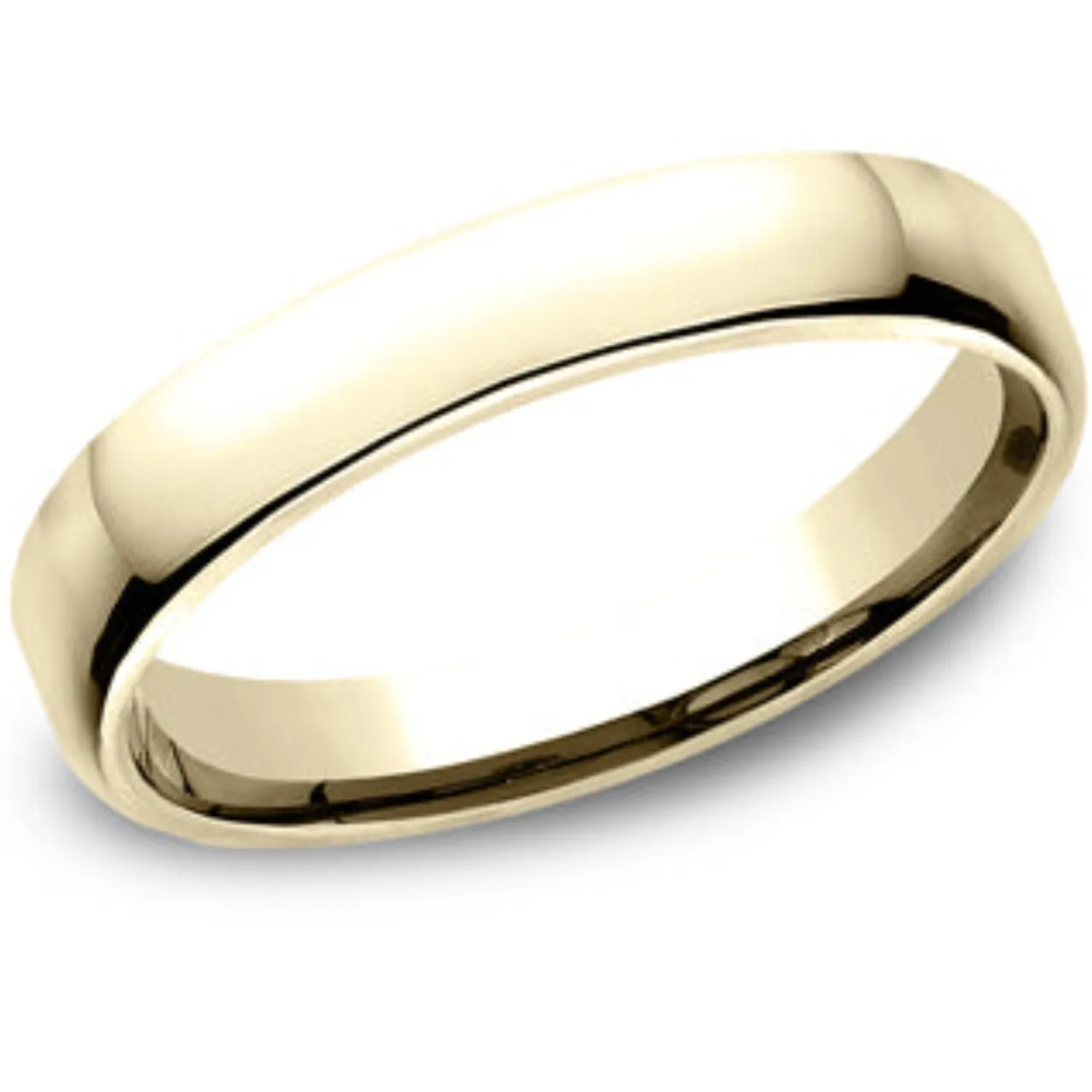 Benchmark 3.5MM Flat Style Traditional European Comfort Fit Wedding Band