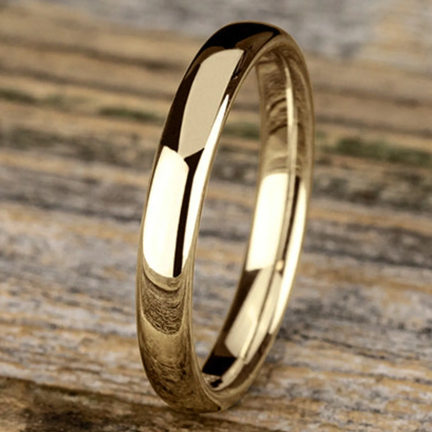 Benchmark 3.5MM Flat Style Traditional European Comfort Fit Wedding Band