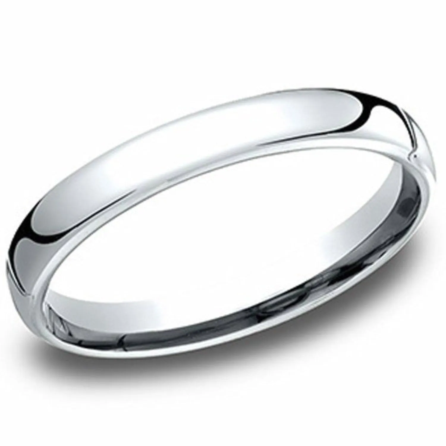 Benchmark 3.5MM Flat Style Traditional European Comfort Fit Wedding Band