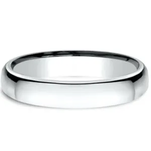 Benchmark 3.5MM Flat Style Traditional European Comfort Fit Wedding Band