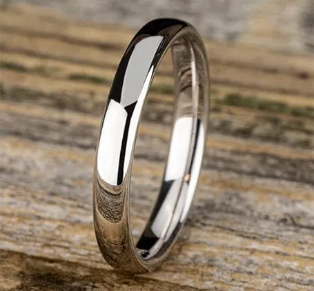 Benchmark 3.5MM Flat Style Traditional European Comfort Fit Wedding Band
