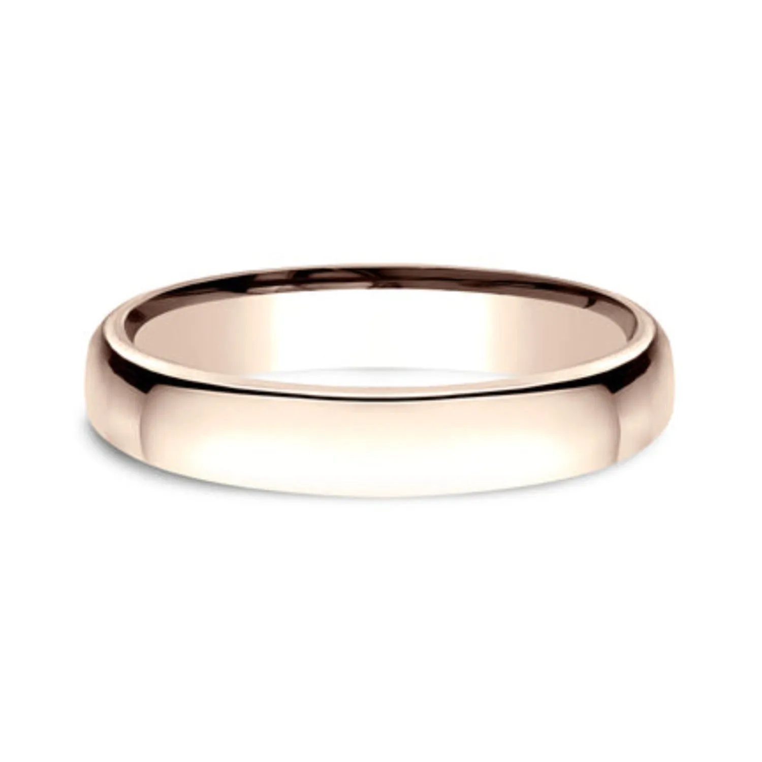 Benchmark 3.5MM Flat Style Traditional European Comfort Fit Wedding Band