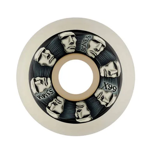 Bones Head Rush X- Formula 99A V5 Sidecut Wheels 52mm