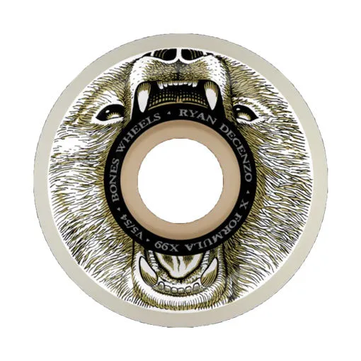 Bones X-Formula Decenzo Bear Grills V5 Sidecut 99A Wheels 54mm