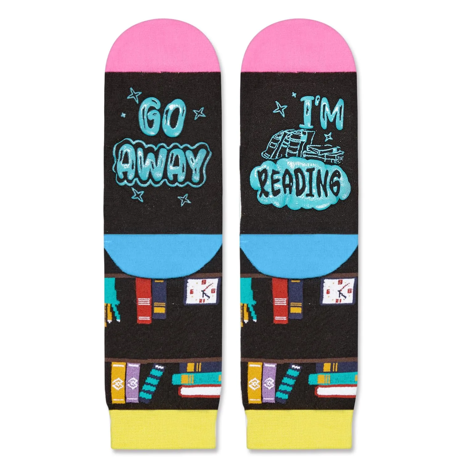 Book Lover Gifts for Kids - Funny Reading Socks for Boys Girls, Stocking Stuffers for Young Readers  Book Lover Gifts for Kids - Funny Reading Socks for Boys Girls, Stocking Stuffers for Young Readers