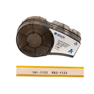 Brady Self-Laminating Vinyl Wrap Around Labels with Ribbon