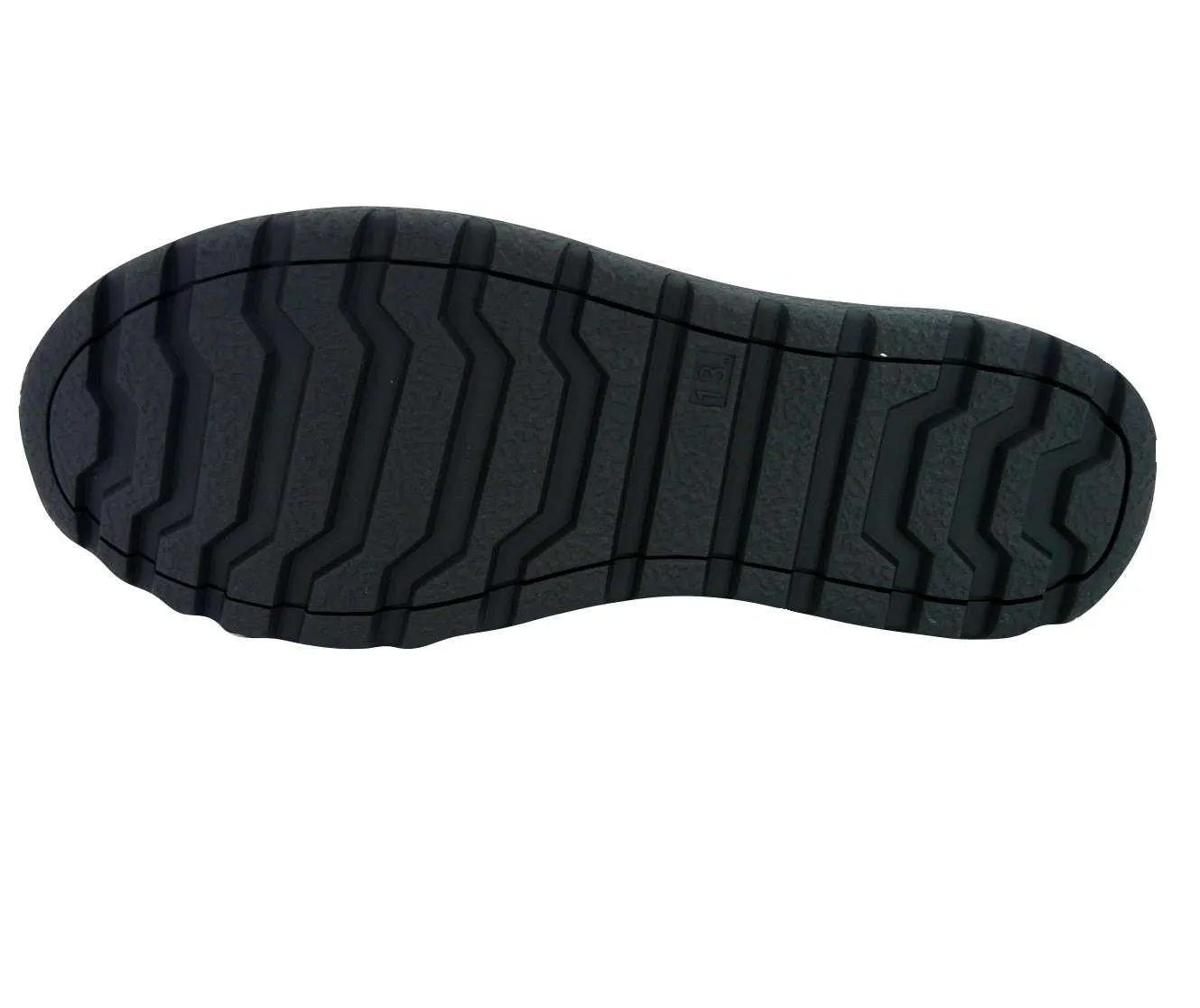 Buckle My Shoe Girls Black Patent Chain Loafer School Shoes