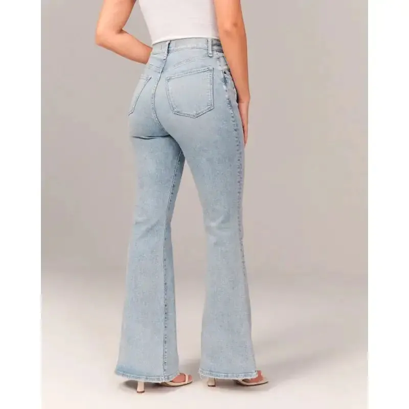 Chic Wide-Leg Flare Jeans