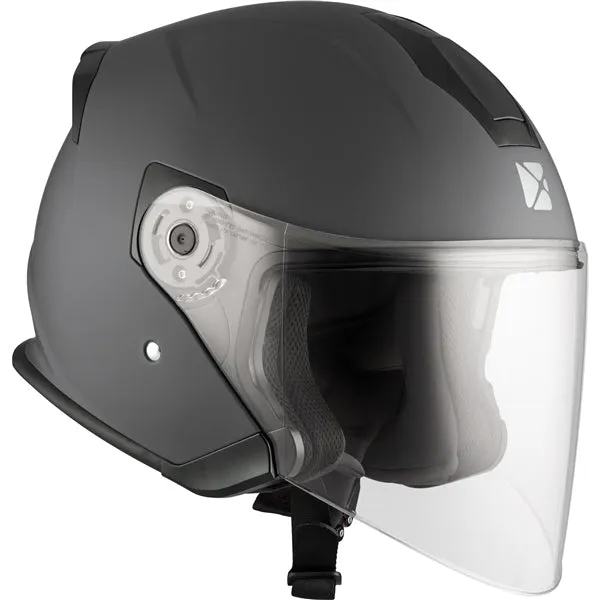 CKX Razor RSV Open Face Helmet - Solid Grey Matte