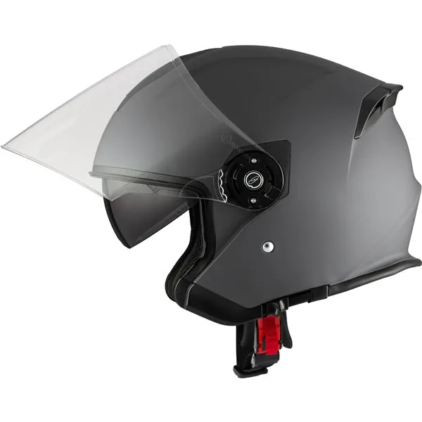 CKX Razor RSV Open Face Helmet - Solid Grey Matte