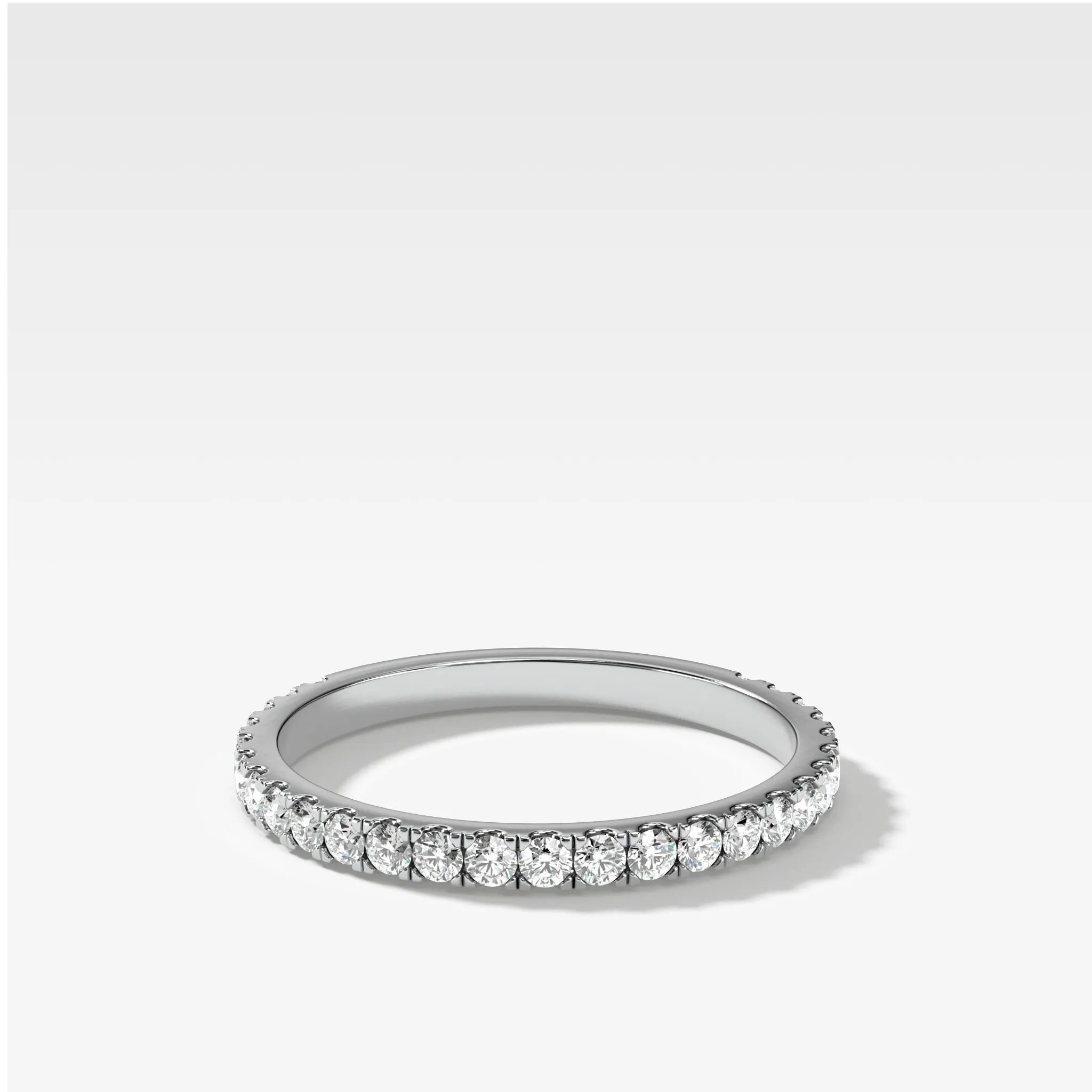 Classic Pavé Diamond Wedding Band